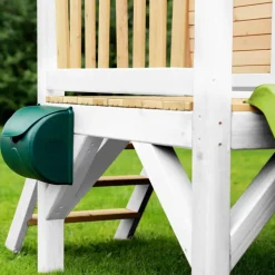 Robin Axi Maisonnette en bois écologique avec toboggan
