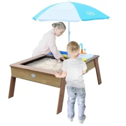 Table de jeux à sable et à eau en bois marron dès 3 ans Linda d'Axi