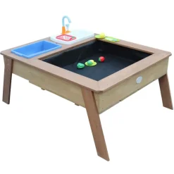 Table de jeux à sable et à eau en bois marron dès 3 ans Linda d'Axi