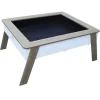Table enfant multifonction Linda en bois marron et blanc dès 3 ans d'Axi