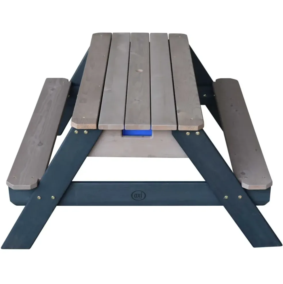 Table Sable Eau Nick anthracite avec parasol d’Axi