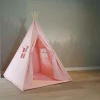 Tente tipi rose pour enfant bois FSC et coton Alba de Sunny
