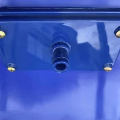 Toboggan d'extérieur et aquatique bleu sur pied avec échelle 180 cm Axi