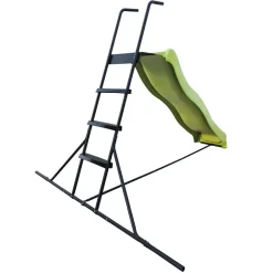 Toboggan d'extérieur vert sur pied avec échelle 220 cm Axi