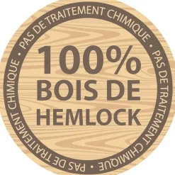 Tour de jeu en bois marron avec grand toboggan Beach Tower Axi
