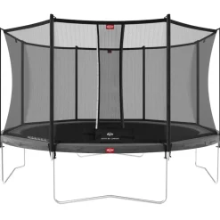 Trampoline 430 BERG gris Regular Favorit et filet + Echelle offerte