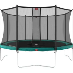 Trampoline 430 BERG noir Regular Favorit et filet + Echelle offerte
