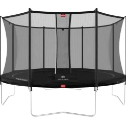 Trampoline 430 BERG noir Regular Favorit et filet + Echelle offerte