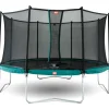 Trampoline 380 BERG noir Regular Favorit et filet + Echelle offerte