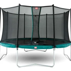 Trampoline 380 BERG noir Regular Favorit et filet + Echelle offerte