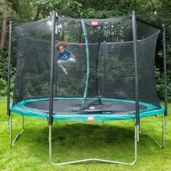 Trampoline 380 BERG noir Regular Favorit et filet + Echelle offerte