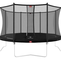 Trampoline 380 BERG noir Regular Favorit et filet + Echelle offerte
