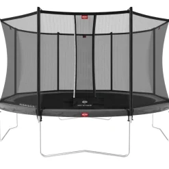 Trampoline 380 BERG noir Regular Favorit et filet + Echelle offerte
