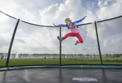 Trampoline 380 cm BERG Elite vert et filet + Echelle offerte
