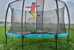 Trampoline 430 cm vert BERG Champion et filet + Echelle offerte