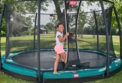 Trampoline BERG InGround Elite Vert 330 + Filet