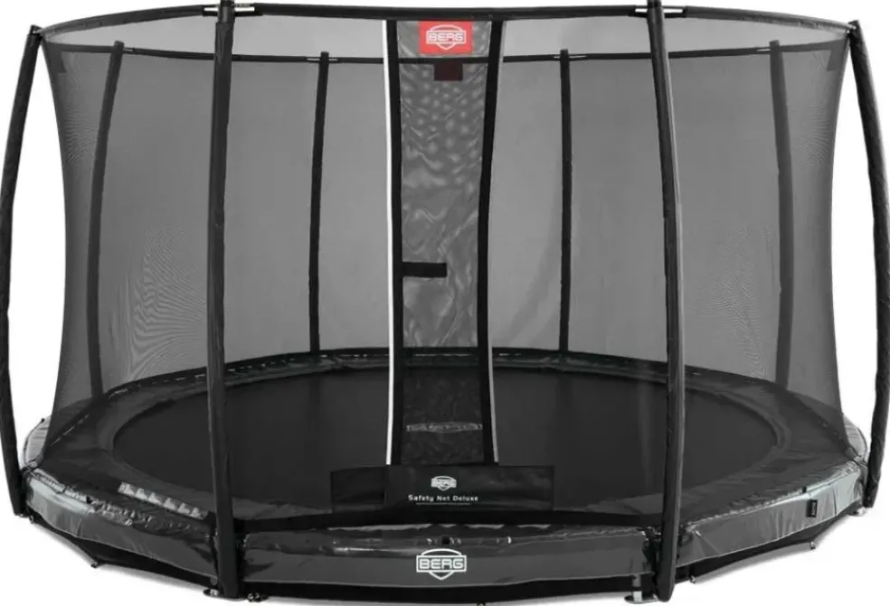 Trampoline BERG InGround Elite Gris 330 + Filet