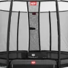 Trampoline enterré Gris 380cm Champion + filet - BERG