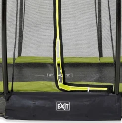 Trampoline enterré rond 183cm noir et filet de sécurité Sihouette EXIT