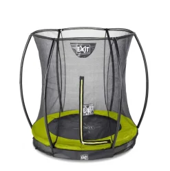 Trampoline enterré rond 183cm noir et filet de sécurité Sihouette EXIT