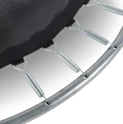 Trampoline enterré rond 366cm noir et filet de sécurité Sihouette EXIT