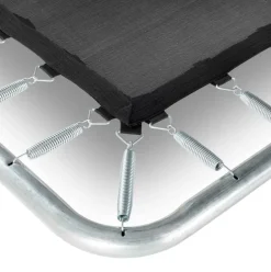 Trampoline enterré 244x366cm noir et filet de sécurité Sihouette EXIT
