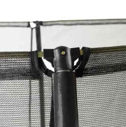 Trampoline enterré 214x305cm noir et filet de sécurité Sihouette EXIT