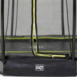 Trampoline enterré 214x305cm noir et filet de sécurité Sihouette EXIT