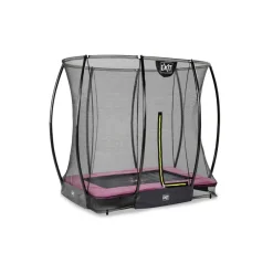 Trampoline enterré 153x214cm noir et filet de sécurité Sihouette EXIT