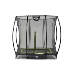 Trampoline enterré 153x214cm noir et filet de sécurité Sihouette EXIT