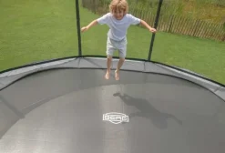 Trampoline ovale gris 520 BERG Champion et filet + Echelle offerte
