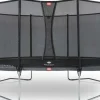 Trampoline Ovale Gris 520cm Favorit et filet BERG + Echelle offerte