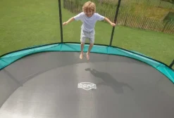 Trampoline ovale vert 520 BERG Champion et filet + Echelle offerte
