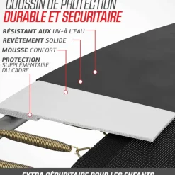 Trampoline Ovale Vert 520cm Favorit et filet BERG + Echelle offerte