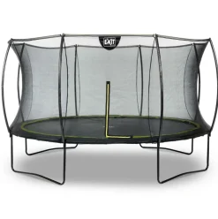 Trampoline sur pieds rond 427cm noir et filet de sécurité Sihouette EXIT