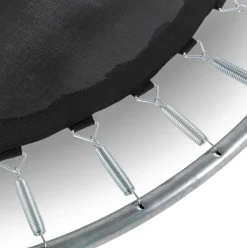 Trampoline sur pieds rond 427cm noir et filet de sécurité Sihouette EXIT