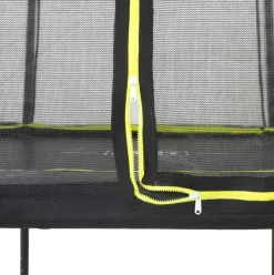 Trampoline sur pieds rond 427cm noir et filet de sécurité Sihouette EXIT