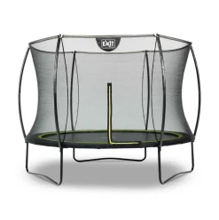 Trampoline sur pieds rond 305cm noir et filet de sécurité Sihouette EXIT