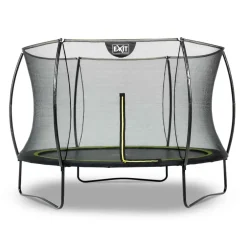 Trampoline sur pieds rond 366cm noir et filet de sécurité Sihouette EXIT