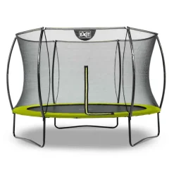 Trampoline sur pieds rond 366cm noir et filet de sécurité Sihouette EXIT