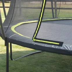 Trampoline sur pieds rond 366cm noir et filet de sécurité Sihouette EXIT