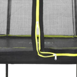 Trampoline sur pieds rond 366cm noir et filet de sécurité Sihouette EXIT