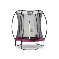 Trampoline sur pieds rond 244cm noir et filet de sécurité Sihouette EXIT