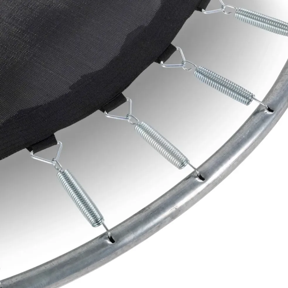 Trampoline sur pieds 153x214cm noir et filet de sécurité Sihouette EXIT