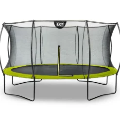 Trampoline sur pieds 153x214cm noir et filet de sécurité Sihouette EXIT