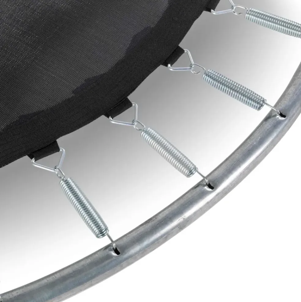 Trampoline sur pieds 153x214cm noir et filet de sécurité Sihouette EXIT