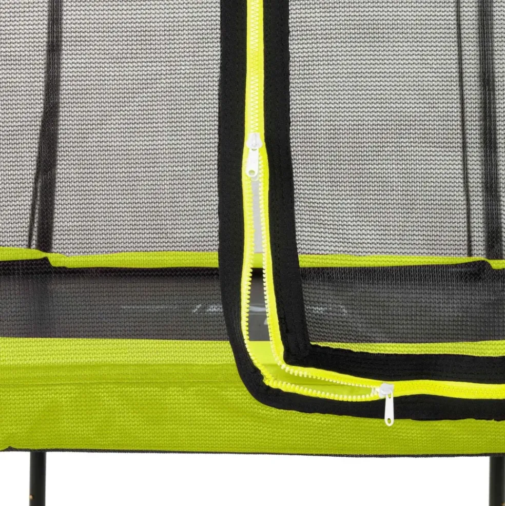 Trampoline sur pieds 153x214cm noir et filet de sécurité Sihouette EXIT