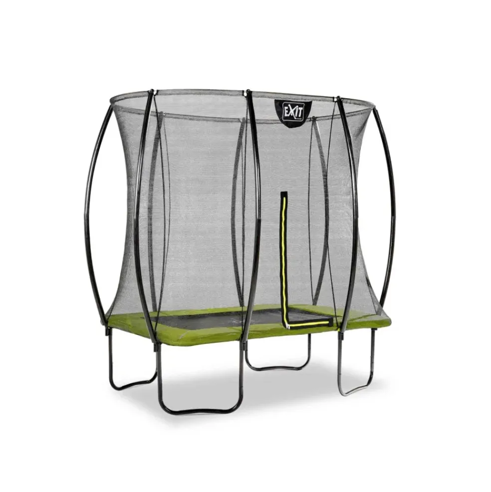Trampoline sur pieds 214x305cm noir et filet de sécurité Sihouette EXIT