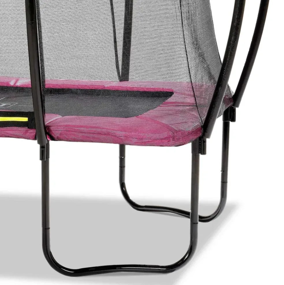 Trampoline sur pieds 214x305cm noir et filet de sécurité Sihouette EXIT