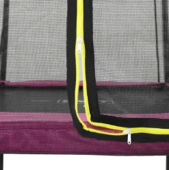 Trampoline sur pieds 214x305cm noir et filet de sécurité Sihouette EXIT